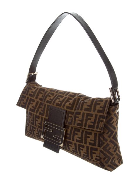 fendi tote with strap|fendi zip pocket shoulder bags.